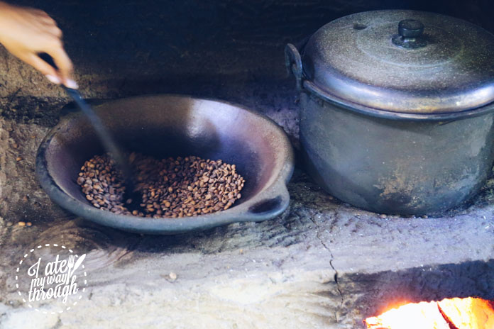 Roasting luwak coffee