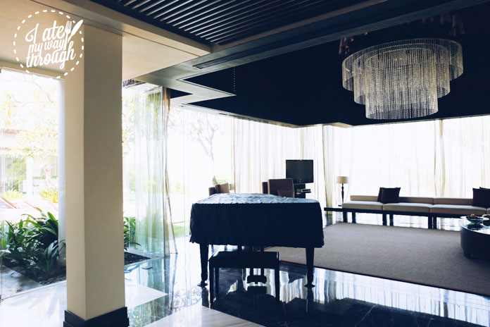 Living room - note the piano