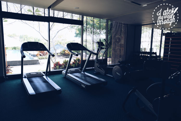 The resort also has a fitness facility for those not lucky enough to stay in the Presidential Villa