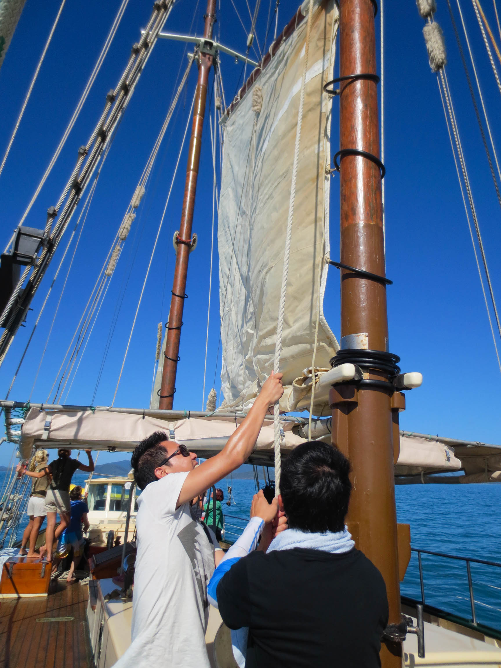Hands on - Derwent Hunter sailing