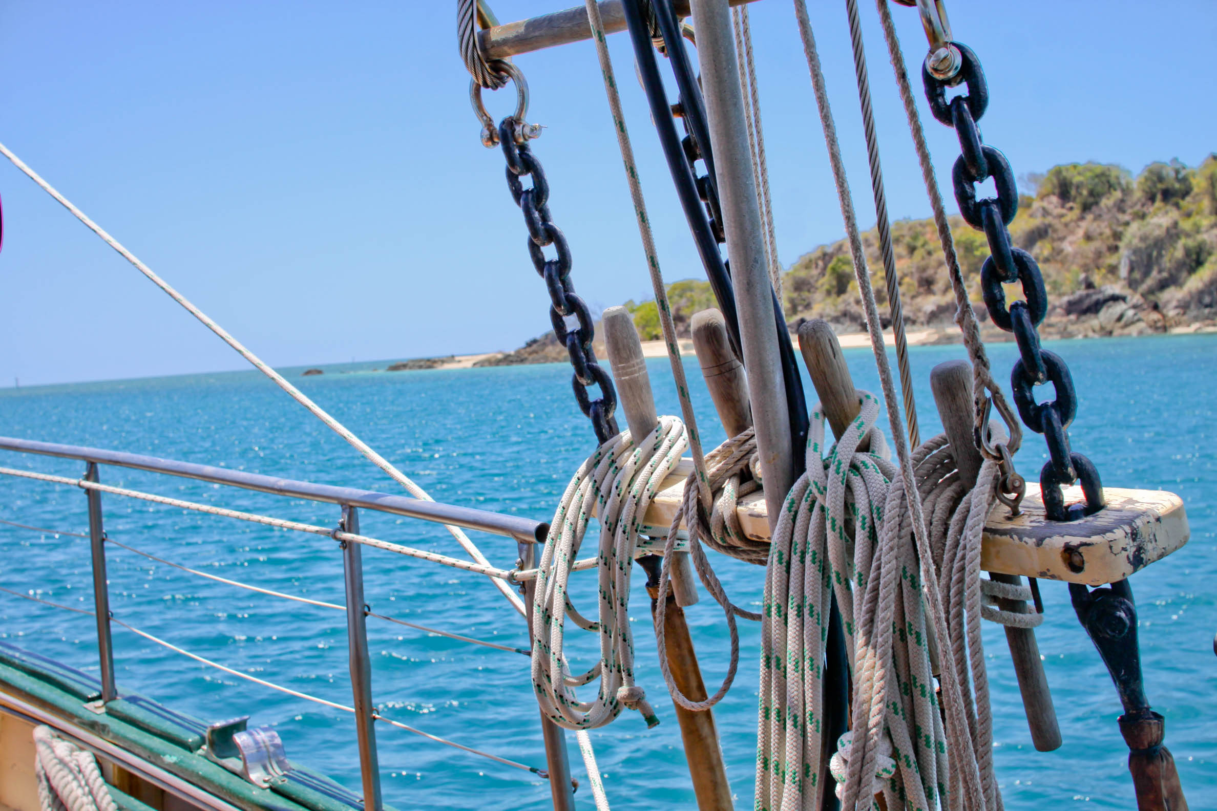 Rope, Derwent Hunter, sailing, Whitsundays