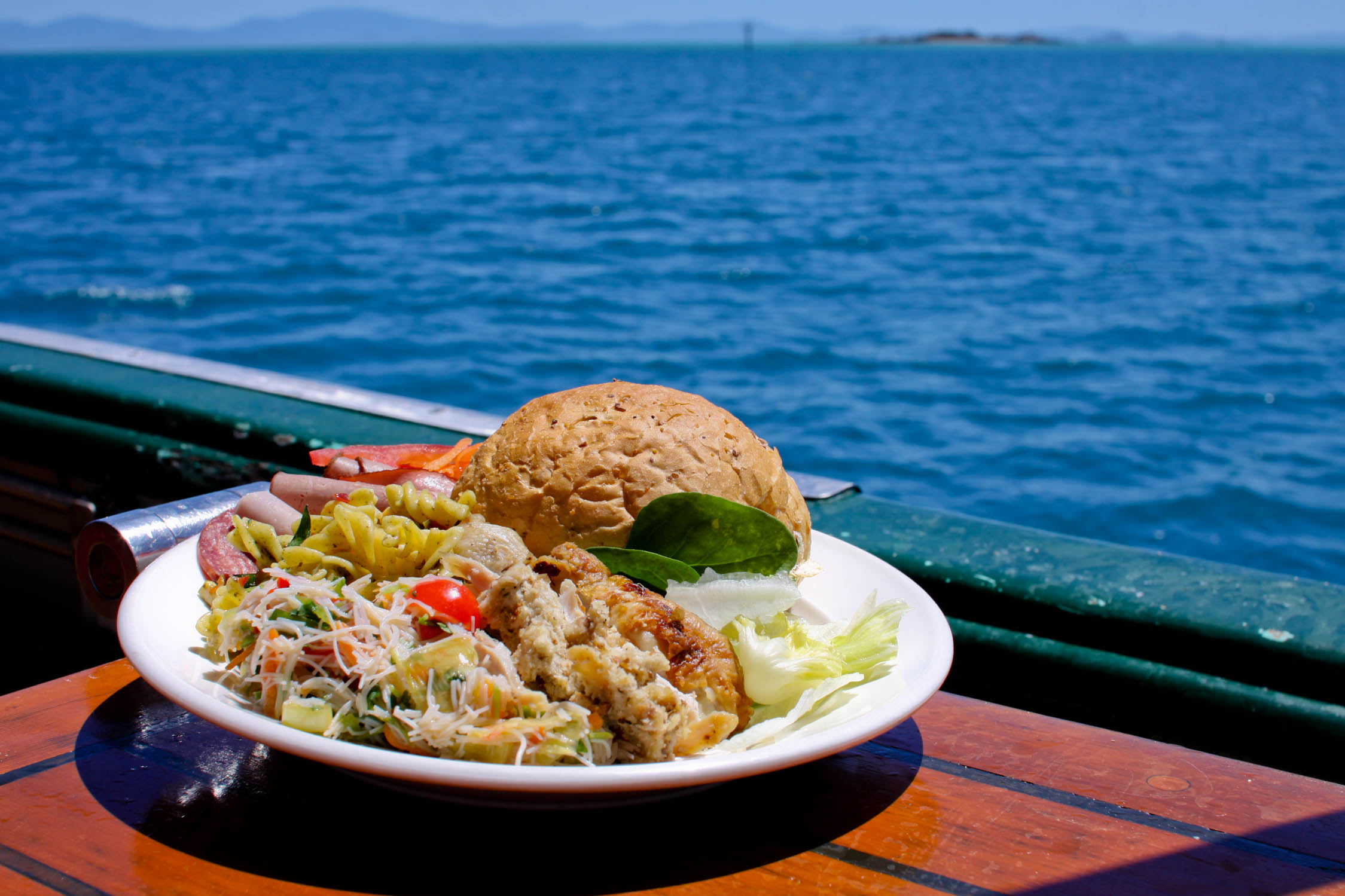 Lunch, derwent hunter, whitsundays