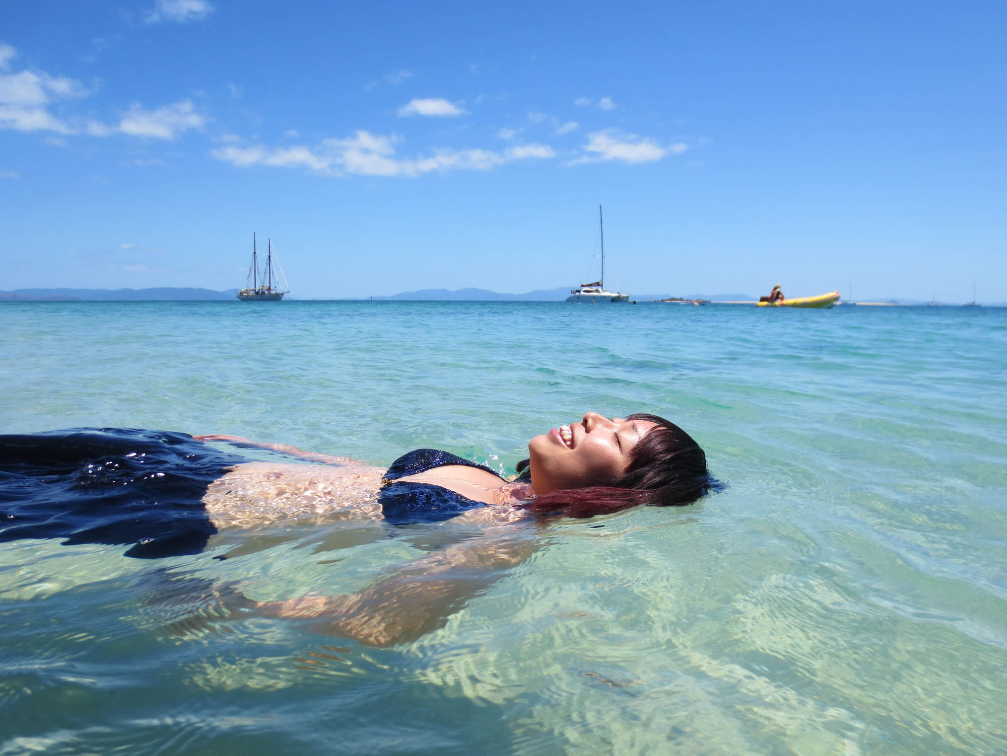 Crystal clear water, pristine snorkelling, Whitsundays