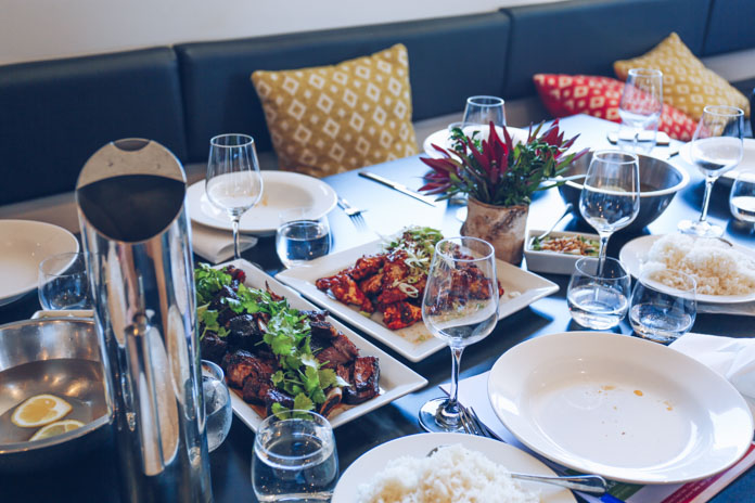 Asian BBQ feast