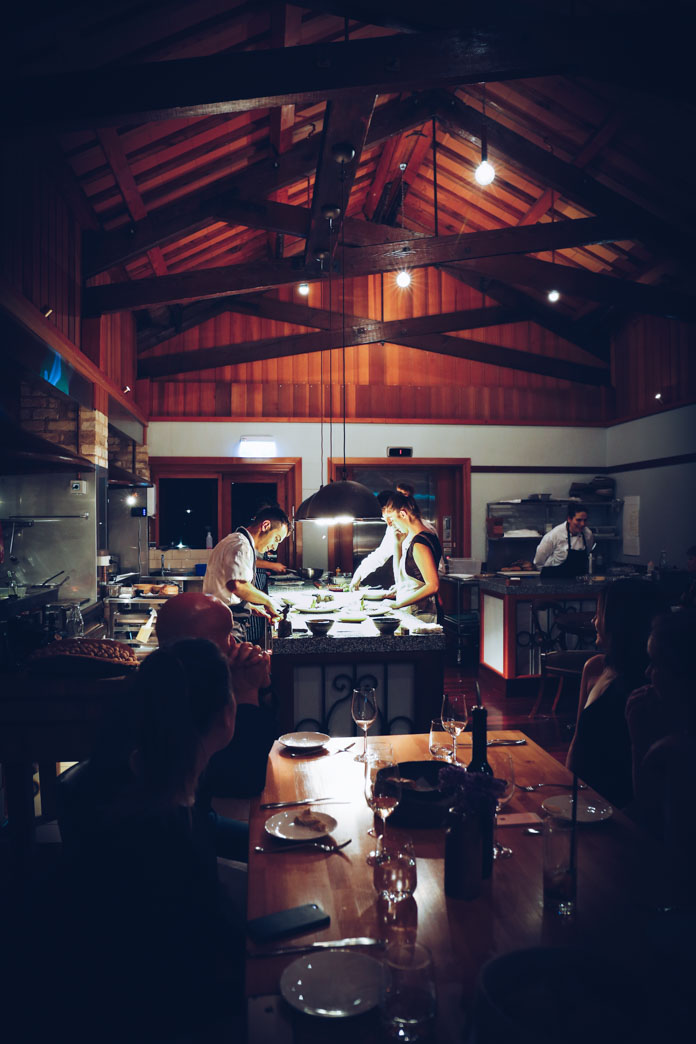 The open kitchen