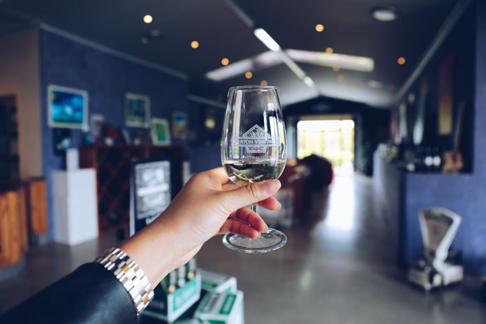 Cheers at Berton Vineyard