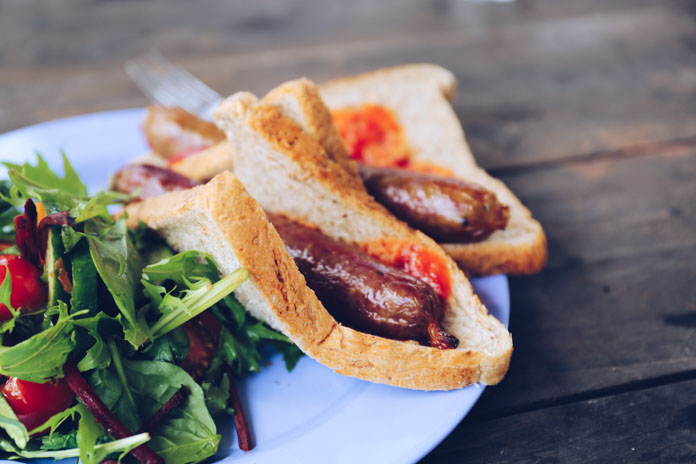Kangaroo sausages