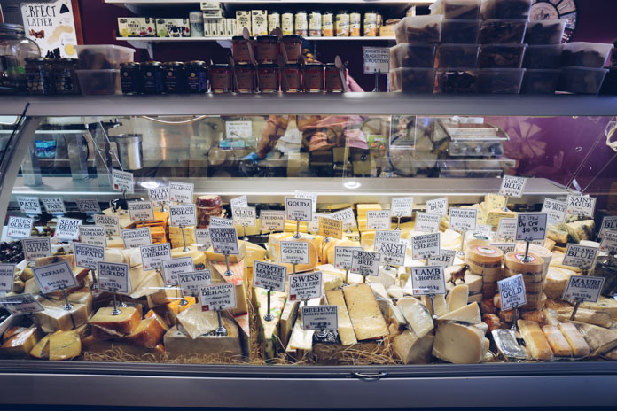 Cheeses on display at the deli - Knights Meats & Deli, Wagga Wagga - Taste Riverina