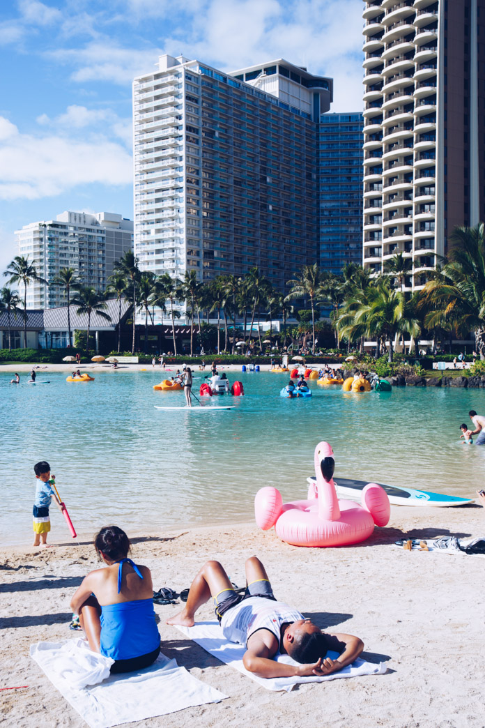 Duke Kahanamoku Lagoon within Hilton Hawaiian Village