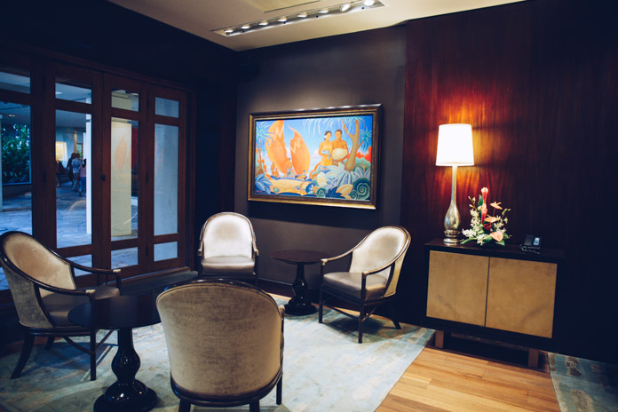 Reception area of the Ali'i Tower
