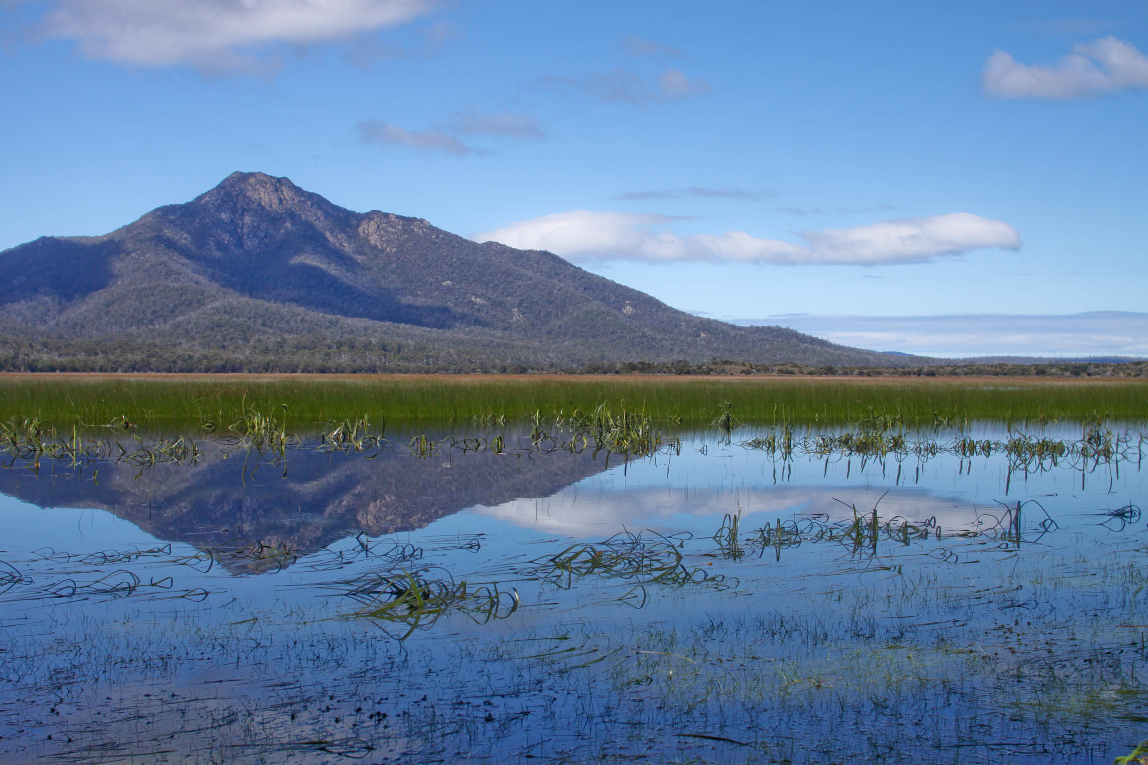 Wineglass to Wine Glass experience - Freycinet National Park, East Coast Tasmania - Hazards Lagoon panorama view