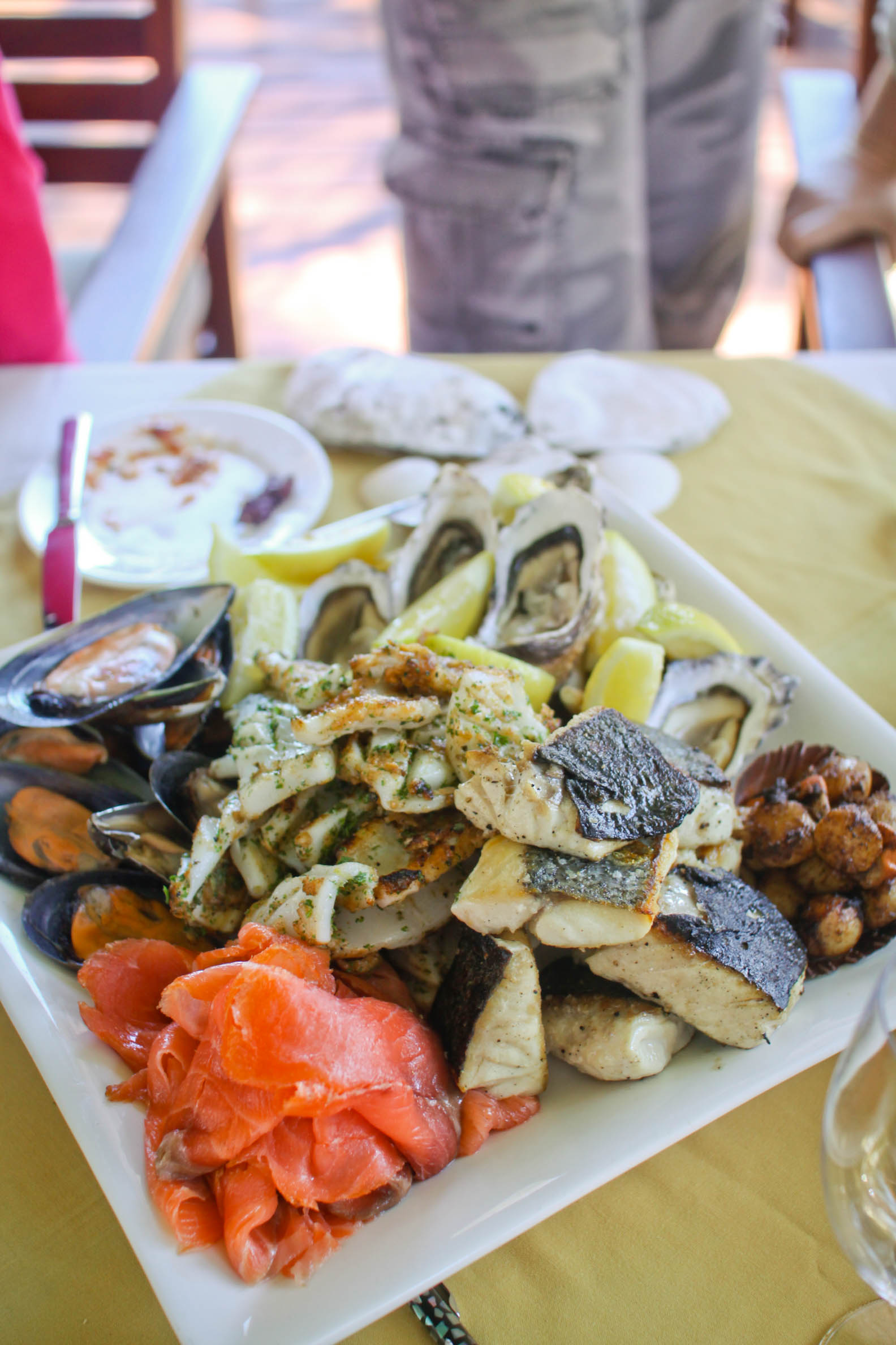 Wineglass to Wine Glass experience - Freycinet National Park, East Coast Tasmania - seafood platter