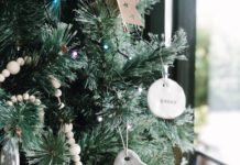 Family Traditions: DIY Christmas Air-Dry Clay Ornaments Christmas air-dry clay handprint ornament - Christmas DIY keepsake idea